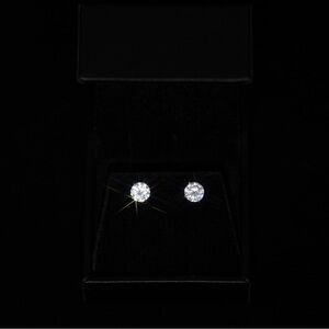 925 Sterling Silver dipped in White Gold